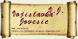 Vojislavka Jovešić vizit kartica